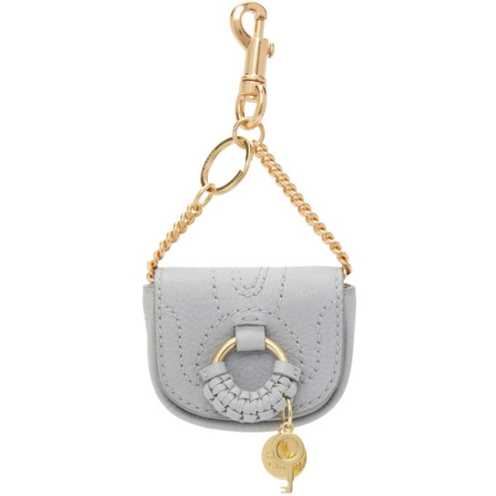 SEE BY CHLOE Hana Coin Purse Grey Leather - Picture 2 of 15